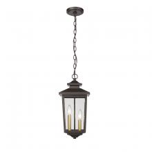  4643-PBZ - Eldrick 2-Light Outdoor Hanging Lantern Powder Coated Bronze