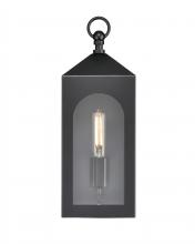  7801-PBK - Bratton 1-Light Outdoor Wall Sconce Powder Coated Black