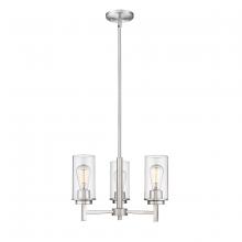  495003-BN - Janna 3-Light Chandelier Ceiling Light Brushed Nickel