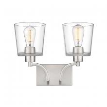  496002-BN - Evalon 2-Light Vanity Brushed Nickel