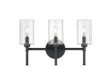  9923-MB - Chastine 3-Light Vanity Matte Black