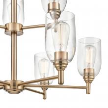  4999-MG - Arlett 9-Light Chandelier Ceiling Light Modern Gold