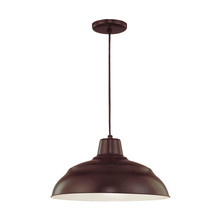  RWHC17-ABR - R Series 1-Light Cord Hung Warehouse Architect Bronze