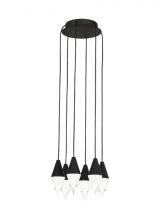  700TRSPTRT6RB-LED930 - Turret 6 Light Chandelier