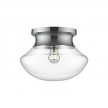  FM464012CH - Marcel 11-in Chrome 1 Light Flush Mount