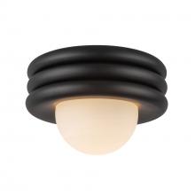  SF426012MB - Harvey 12-in Matte Black Socket Semi-Flush Mount