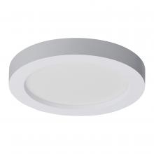  62/1751 - 5 Inch; LED Flush Mount Fixture; Surface Mount; Round; 11 Watt; 3000K; White Finish; 12pk