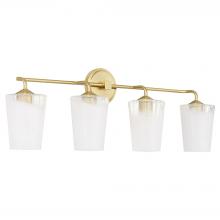  5238-4-80 - Providence 4 Light Vanity, Aged Brass