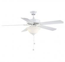  M2018WHRV - 52" 2-Light Ceiling Fan in White