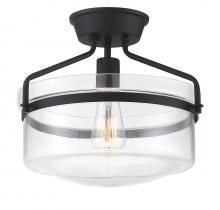  M60011MBK - 1-Light Ceiling Light in Matte Black