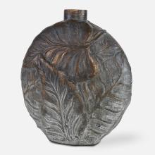  17113 - Palm Aged Patina Paradise Vase