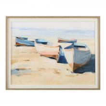  32378 - Uttermost Beached Boats Framed Print