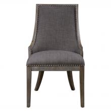  23305 - Aidrian Charcoal Gray Accent Chair