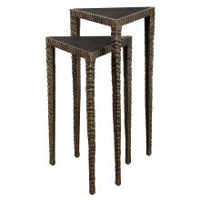  24977 - Uttermost Samiria Triangular Accent Tables, S/2