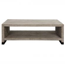  25285 - Bosk White Washed Coffee Table