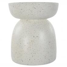  22966 - Inhale Cast White Accent Table