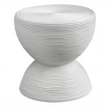  23801 - Bongo White Rattan Side Table