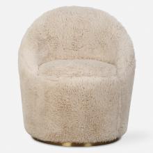  23531 - Crue Sheepskin Swivel Chair