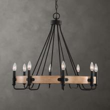  21356 - Deschutes 8 Light Farmhouse Chandelier