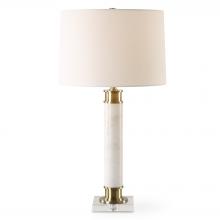  30401-1 - Plinth White Marble Table Lamp