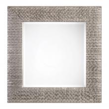  09135 - Cressida Distressed Silver Square Mirror