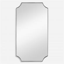  09710 - Lennox Nickel Scalloped Corner Mirror