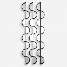  04310 - Wisp Mirrored Iron Wall Decor, S/3