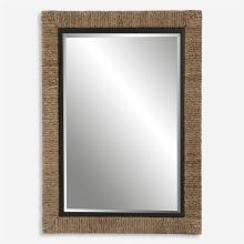  09853 - Island Braided Straw Mirror