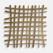  04333 - Gridlines Gold Metal Wall Decor