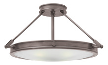 Hinkley 3382AN - Hinkley Lighting Collier Series 3382AN Semi-Flush (Incandescent or LED)