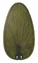  BPP4GR - 22" BLADE: NARROW OVAL COMPOSITE PALM, GREEN - SET OF