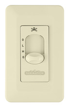  CW3LA - WALL CONTROL FAN ONLY (2-SPD/NON-REV): LIGHT ALMOND