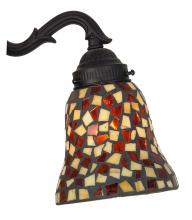  G226 - 2 1/4 GLASS: MOSAIC, AMBER/BROWN