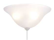  LKFL250 - 13" BOWL LIGHT KIT: WHITE FROSTED (GU24 FLUORESCENT)