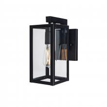  1185-MB-CL - Capture 11'' High 1-Light Outdoor Sconce - Matte Black