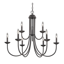  1529CH/10 - Thomas - Williamsport 34'' Wide 9-Light Chandelier - Oil Rubbed Bronze