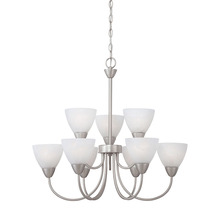  190036117 - Thomas - Tia 25.98'' Wide 5-Light Chandelier - Matte Nickel