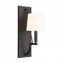  52240/1 - Robinson 16'' High 1-Light Sconce - Matte Black