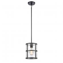  82074/1 - Solace 7'' Wide 1-Light Mini Pendant - Matte Black