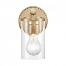  89860/1 - Burrow 5'' Wide 1-Light Vanity Light - Natural Brass