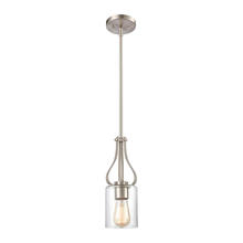  CN300152 - Thomas - Market Square 5'' Wide 1-Light Mini Pendant - Brushed Nickel