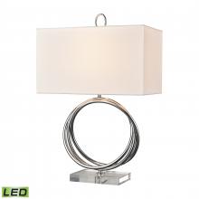  H0019-8557-LED - Eero 24'' High 1-Light Table Lamp - Chrome - Includes LED Bulb