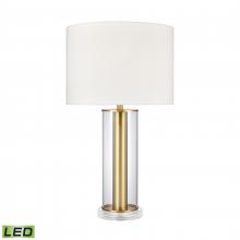  H0019-9507-LED - Tower Plaza 26'' High 1-Light Table Lamp - Clear - Includes LED Bulb