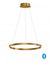  E22724-GLD - Groove WiZ-Single Pendant