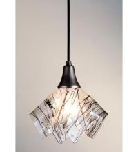 Meyda White 10028 - 8" Wide Metro Fusion Branches Mini Pendant