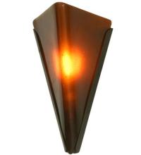 Meyda White 81610 - 5"W Metro Fusion Biscotto Piccolo Wall Sconce